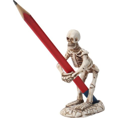 Lot de 2 pots à crayons en forme de tête de mort, créatifs pour Halloween, petite décoration d'Halloween, support de rangement polyvalent, boule