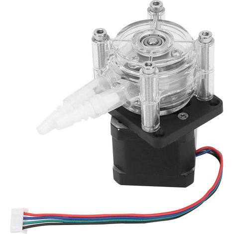 Pompe péristaltique à grand débit 6-30 V avec moteur pas à pas pour tube d'aspiration, idéale pour les aquariums et les laboratoires d'analyse d'eau. (1/5)