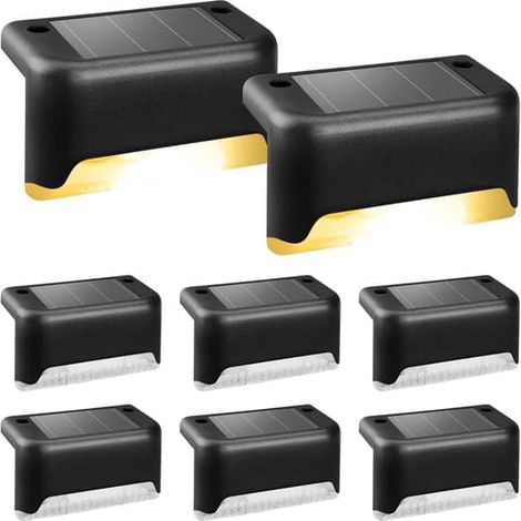 Solar lighting for stairs and fences / Solar - 8-pack (1/5)