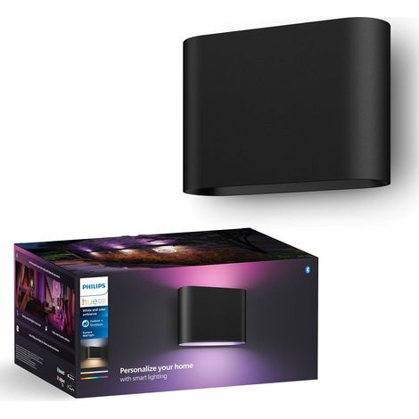 Signify Dymera Applique Murale Nera Esterno IP44