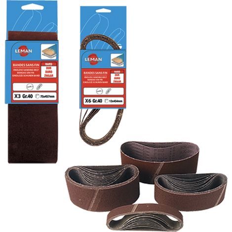 BANDE PONCEUSE PORTATIVE 100X690 GR 50 - 100.690.050 - LEMAN