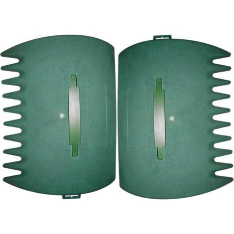Laubsammler, zweiteiliger Handrechen für Haselnüsse, schnelles Aufsammeln von Laub, Laubrechen für Garten und Hof, Handrechen zum Aufsammeln von Laub