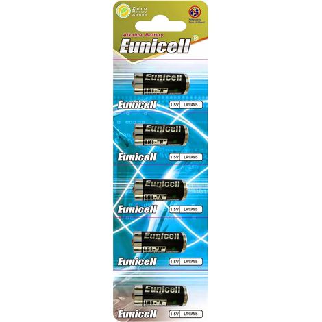 Lot de 5 Piles alcalines LR1 / MN9100-1,5 V - Taille N - pour Casque Bluetooth - Glucose - Piles jetables Non Rechargeables (1/5)