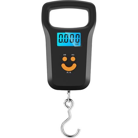 Balance numérique pour valise, bagage (capacité de 50 kg) - Pèse-bagages portable avec poignée extra large, conversion de 4 unités (1/4)