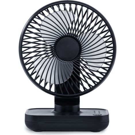 Mini ventilateur de bureau, petit ventilateur USB silencieux, batterie rechargeable 4000 mAh, 4 vitesses, ventilateur de table portable pour la maison, le bureau, les voyages