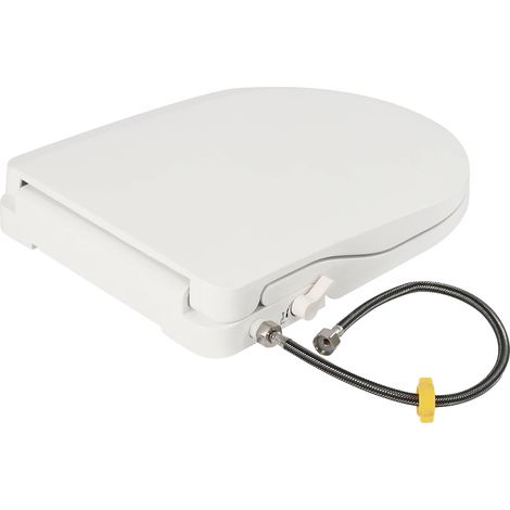 Siège de toilette bidet, système à double buse, design ergonomique (1/5)