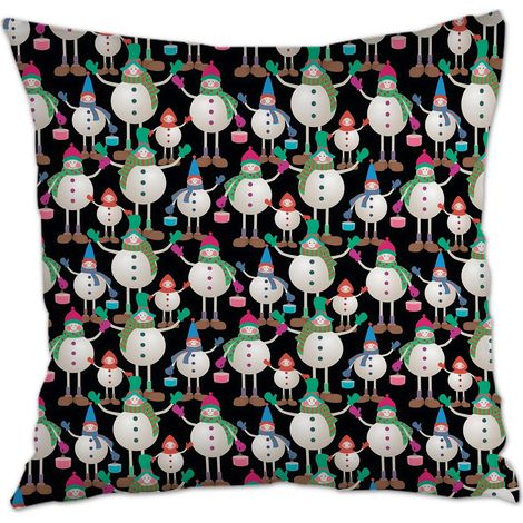 Housse de coussin décorative salon résistant au lavage pour décoration de maison et de chambre à coucher (1/5)