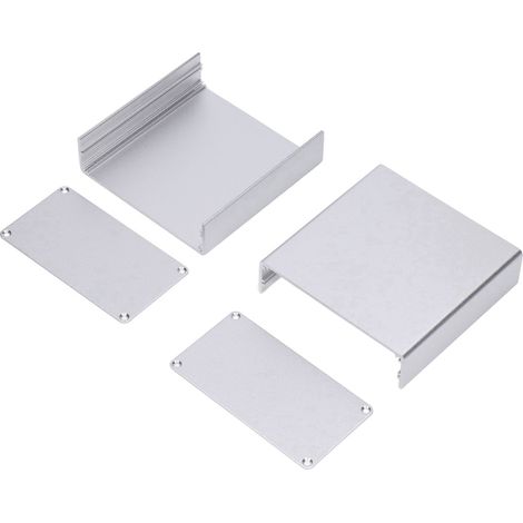 Boîtier de projet en alliage d'aluminium, boîtier d'amplificateur de puissance de type divisé, enceinte de connexion électronique DIY, coffret de montage (1/5)