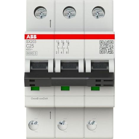 Leistungsschalter ABB sx203-c25 25A 6kA 3-polig