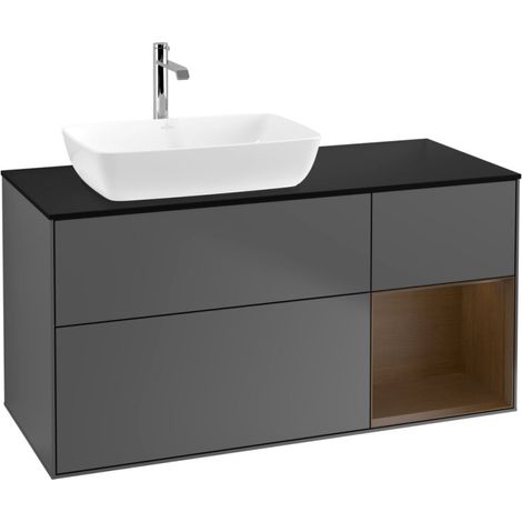 Villeroy & Boch F812GNGK Sous-meuble pour lavabo Finion F81 (1/2)