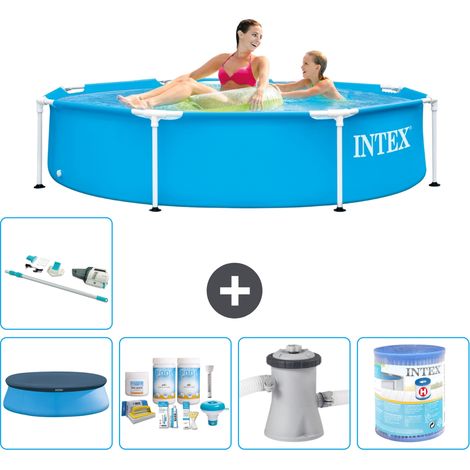Intex Piscina con struttura Rotonda - 244x51 cm - 7-pezzi  S31419 (1/5)