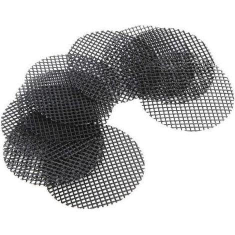 Tapis de Trou Maille pour Pot de Fleur - Jardinage - Plastique - Rond - Non avec réserve d'eau - Oui percé (1/4)