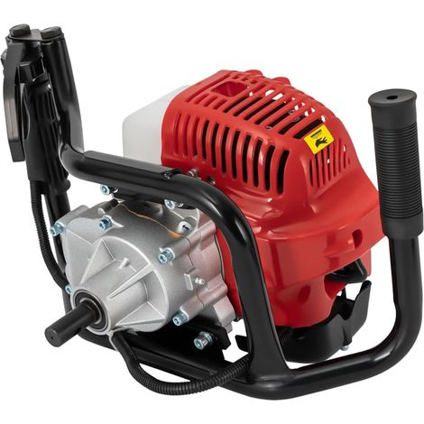 Perceuse à terre à essence 52cc perceuse à terre à moteur à essence à 2 temps perceuse à terre à essence 1,2 HP perceuse de jardin Convient pour le forage avec un diamètre inférieur à 20 cm /7,87 pouc