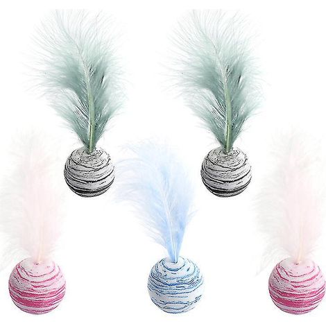 Lot de 5 balles pour chat (1/3)