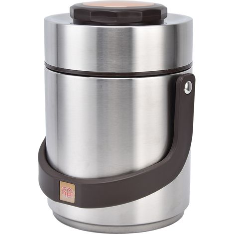 3er-Set isolierte Lunchboxen aus Edelstahl 304, 1500 ml Fassungsvermögen, auslaufsicherer Verschluss für Erwachsene, tragbar und geräumig (1/5)