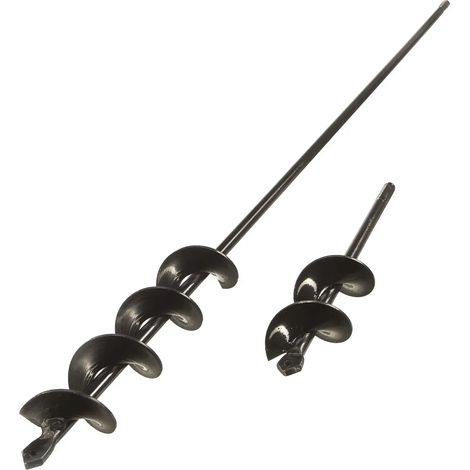 Steel planting drill/earthing drill set, 2 pieces