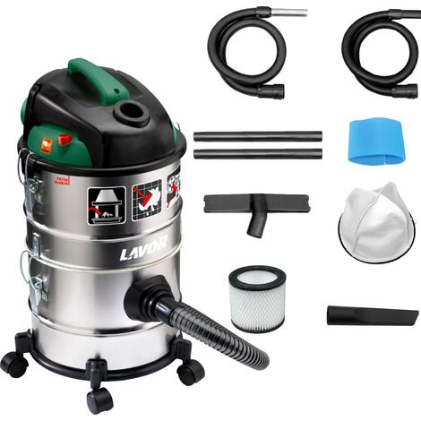 Aspirateur multifonction KOMBO 4 EN 1-1200 Watt max, 18 kPa, 30 litres/seconde, réservoir 14 + 14 litres. Aspirateur, aspirateur vide cendres, aspirateur liquide, fonction de soufflage. (1/5)
