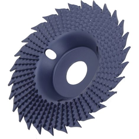 Winkelschleifer-Schleifscheibe aus Edelstahl, Bogenpolierscheibe zum Formen und für Heimwerkerarbeiten mit Holz, blau (1/5)