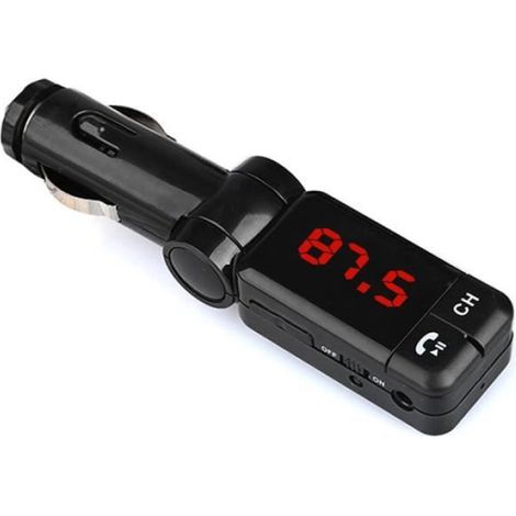 XYQ612101211909 LCD Bluetooth voiture Glamour Kit Chargeur Transmetteur FM USB MP3 mains libres pour iPhone (1/4)