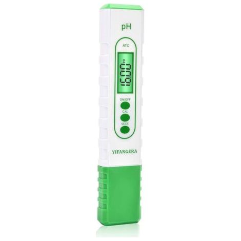 Ph Mètre, Testeur Ph 0.01, Ph Metre Electronique de Haute Précision, Avec Fonction de Compensation Automatique de La Température
