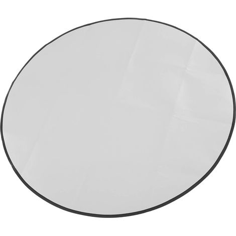 Tapis ignifuge rond de 91 cm (36 pouces) résistant aux hautes températures, à placer sous la cheminée (1/5)