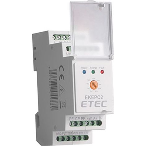 Contrôleur de borne de recharge pour véhicules électriques EKEPC2-S Mode AC 3 DIN RS485 Modbus ETEK EVSE CONTROLLER (1/4)
