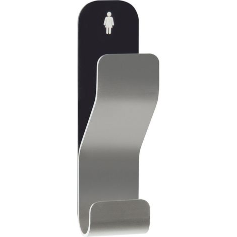 Gancio adesivo Spirella serie anobile argento lei