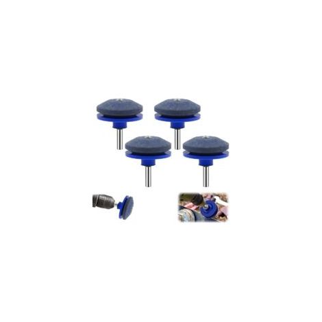 Aiguiseur de Lame de Tondeuse à Gazon Aiguiseur pour lames de tondeuse émoussées lawnmower Dull Blade Sharpener(Bleu, paquet de 4) (1/5)