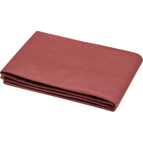 Housse de Couette Taille 140x200 cm 100% Coton Couleur Grenache Modèle Eden Linge de Lit pour Maison Doux et Confortable Idéal lit Simple 1 Personne (1/5)