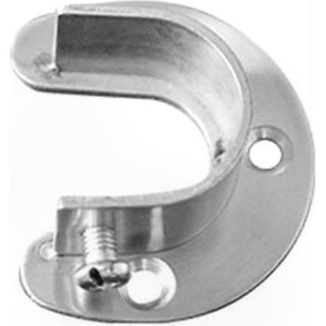Supports de tringle à rideaux en acier inoxydable - Lot de 6 (1/5)