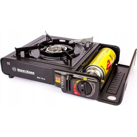 Fornello da campeggio a gas BDZ-155-A con 1 cartuccia da 400 ml