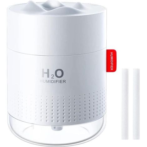 Humidificateurs,500 ml pour chambre à coucher avec veilleuse, humidificateurs pour bébé, arrêt automatique sans eau (1/5)