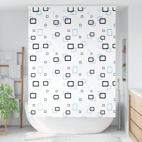 Store enrouleur de douche，Store à rouleau avec cassette largeur du tissu 146 cm CFW1140706 (1/5)