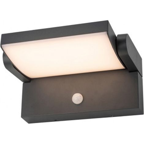 Applique Murale Orientable LED 12W 720lm Détecteur 4000K Gris IP54 (1/9)