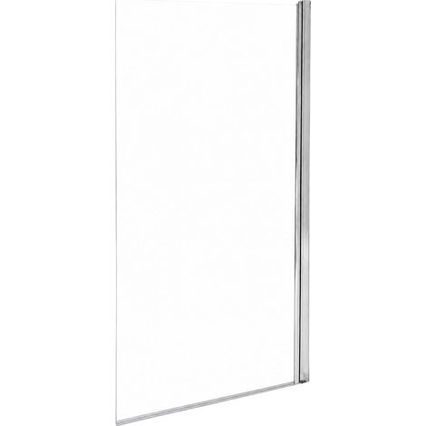 Essebagno Pare-Baignoire pivotant verre anticalcaire et aluminium 80 x 140 Chromé (1/5)