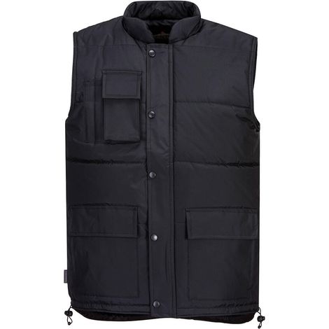 Klassischer Kältegilet - XXXL - Schwarz - Portwest