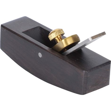 Mini Lightweight Black Sandalwood Planer Knife Curved Base Planer Hand Planer for Woodworking DIY (1/5)