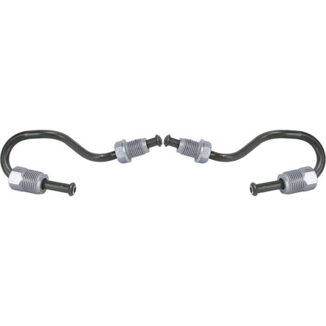 Jeu de 2 flexibles de frein arrière gauche/droit, remplacement 1K0611763E 1K0611763F, compatible Audi A3 Cabriolet, conduite hydraulique neuve, haute qualité, kit complet. (1/5)