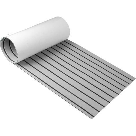 SNQ – Tapis de sol bateau 240x60cm – Mousse EVA antidérapante 6mm – Résistant à l'eau et à la corrosion – Pour yachts et ponts de bateau (1/5)