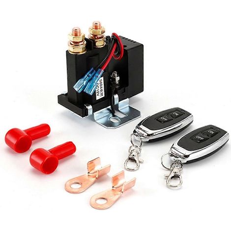 Batteriebetriebener Relais-Fernbedienungsschalter mit Diebstahlsicherung, 12 V, 500 A
