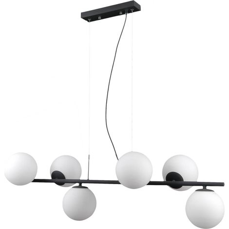 Lámpara colgante Raddi PND-5510-6-BK Italux (1/2)