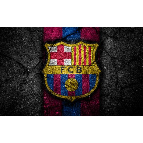 Papier peint panoramique Foot / Football - FCB Barcelone - 195 cm x 122 cm (1/2)