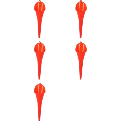Entonnoir multifonction 5X pour le remplissage de carburant, additif pour huile moteur essence, moto et machines agricoles, rouge (1/5)