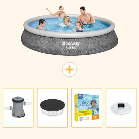Bestway Bestway Fast Set Ronde - 396x84 cm - 5-pièces S178 (1/5)