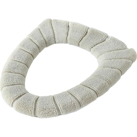 Coussin de toilette épais et portable, tricoté, chaud et lavable, universel (1/5)