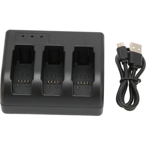 Le chargeur à trois voies 801 est compatible avec les batteries GoPro AHDBT-801 de tailles 5/6/7/8. (1/5)