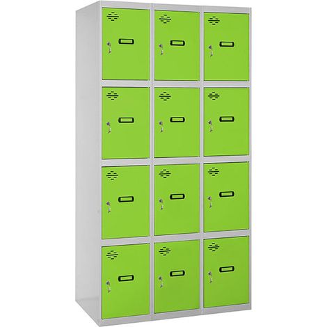Simonrack Armadio scarpiera esterno metallizzato grigio verde 1800x900x500