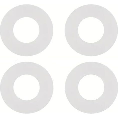 4 Pièces Joints d'Étanchéité en Caoutchouc de Silicone, Joint Chasse d'Eau WC Suspendu, Rondelles de Diaphragme en Caoutchouc pour Réparation de Soupape de Chasse d'Eau