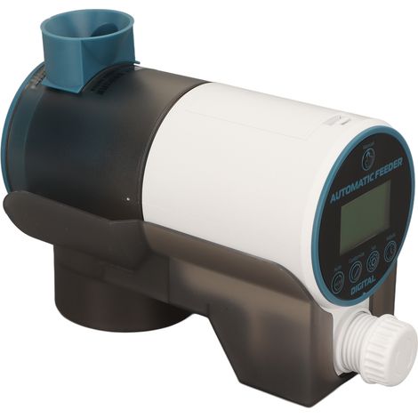 Distributeur automatique de nourriture pour poissons, silencieux, étanche, avec minuterie et d'une capacité de 200 ml. Idéal pour les aquariums. (1/5)