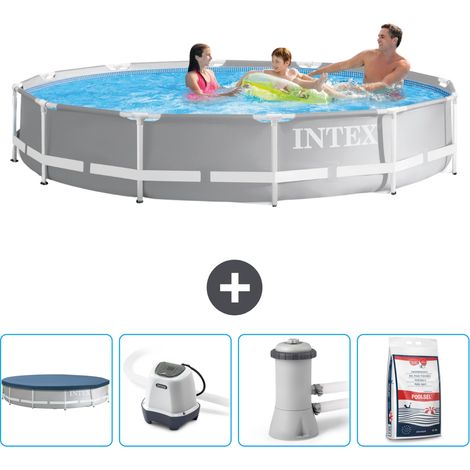 Prism Frame Pool Rund - 366x76 cm - 5-teilig SCB53 (1/5)